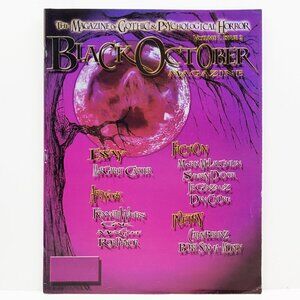 Black October Gothic Horror Magazine #2 Vintage 2001 Illustrated Fiction Unread